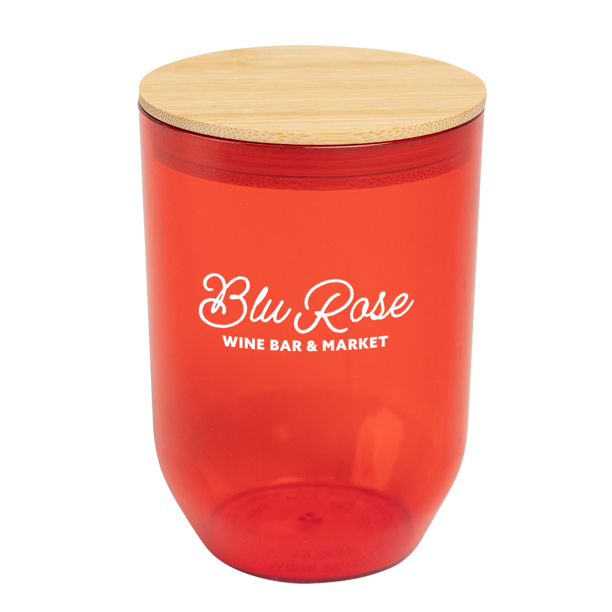 12 Oz. Montrose Rpet Wine Tumbler With Bamboo Lid 1