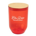 12 Oz. Montrose Rpet Wine Tumbler With Bamboo Lid - 50415 TRNRED Silkscreen 12 Oz. Montrose Rpet Wine Tumbler With Bamboo Lid - 50415 TRNRED Silkscreen