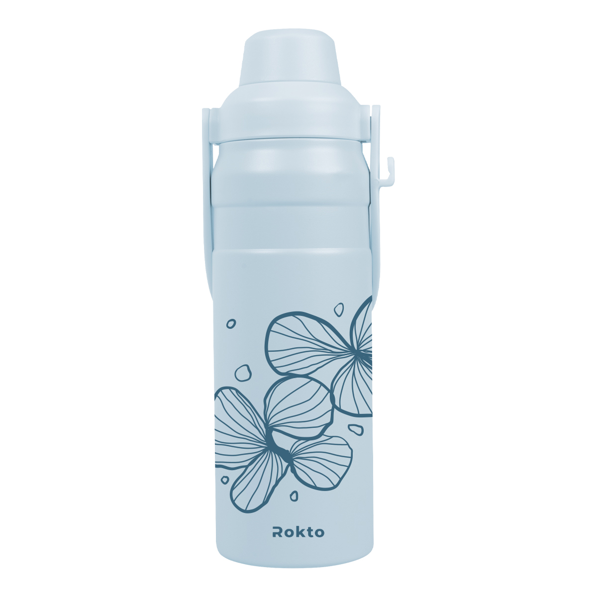 24 Oz. Summit Sip Recycled Stainless Steel Bottle With Easy Carry Handle 1