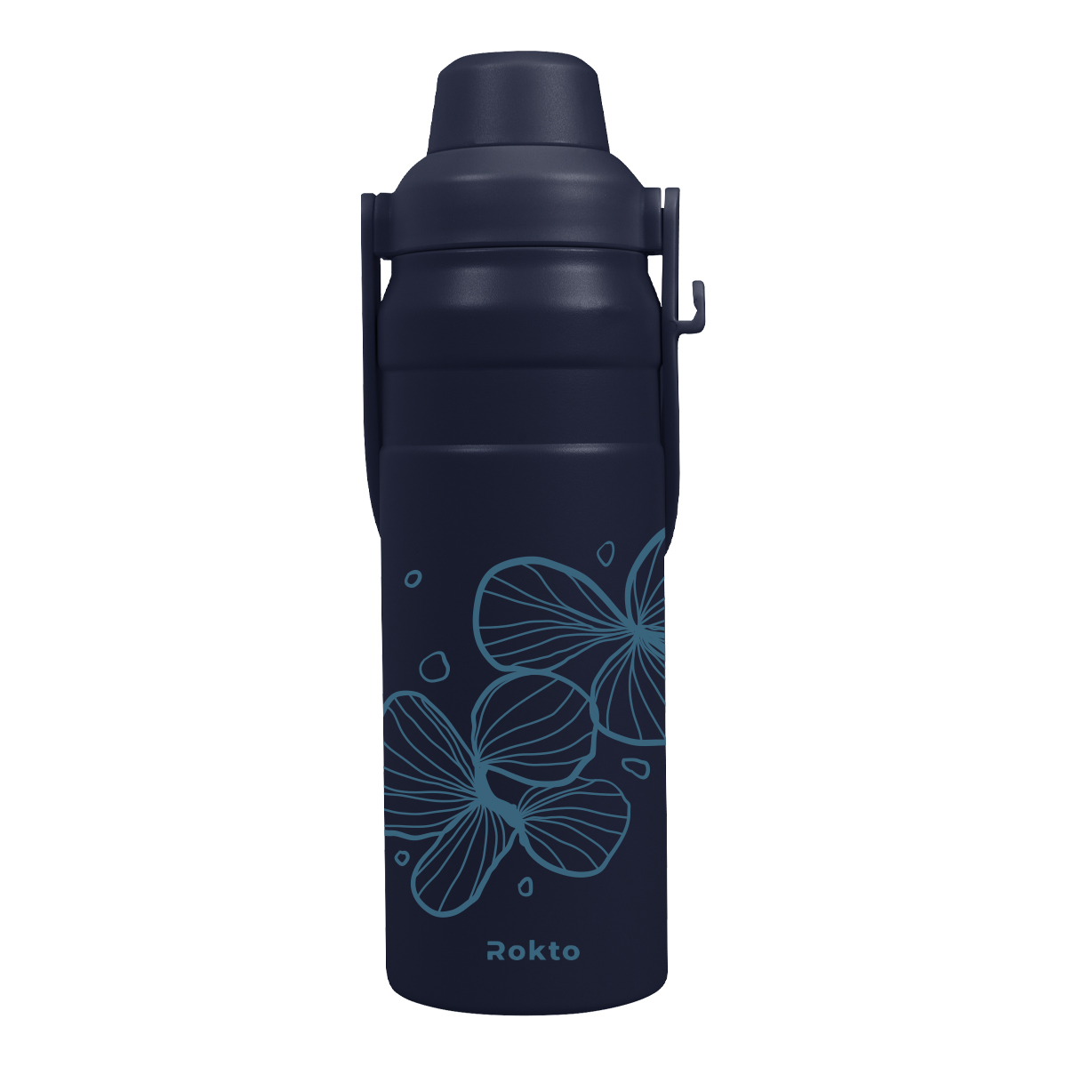 24 Oz. Summit Sip Recycled Stainless Steel Bottle With Easy Carry Handle 1