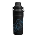 24 Oz. Summit Sip Recycled Stainless Steel Bottle With Easy Carry Handle - 50245 BLK Silkscreen 24 Oz. Summit Sip Recycled Stainless Steel Bottle With Easy Carry Handle - 50245 BLK Silkscreen