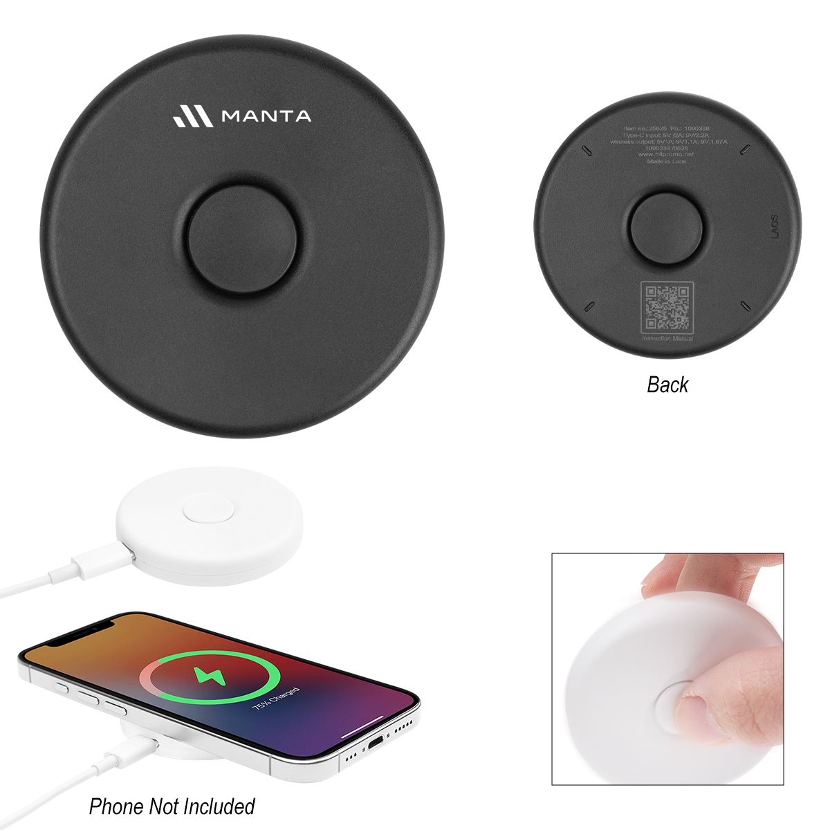 Rabs Fun Spinner Wireless Charger 1