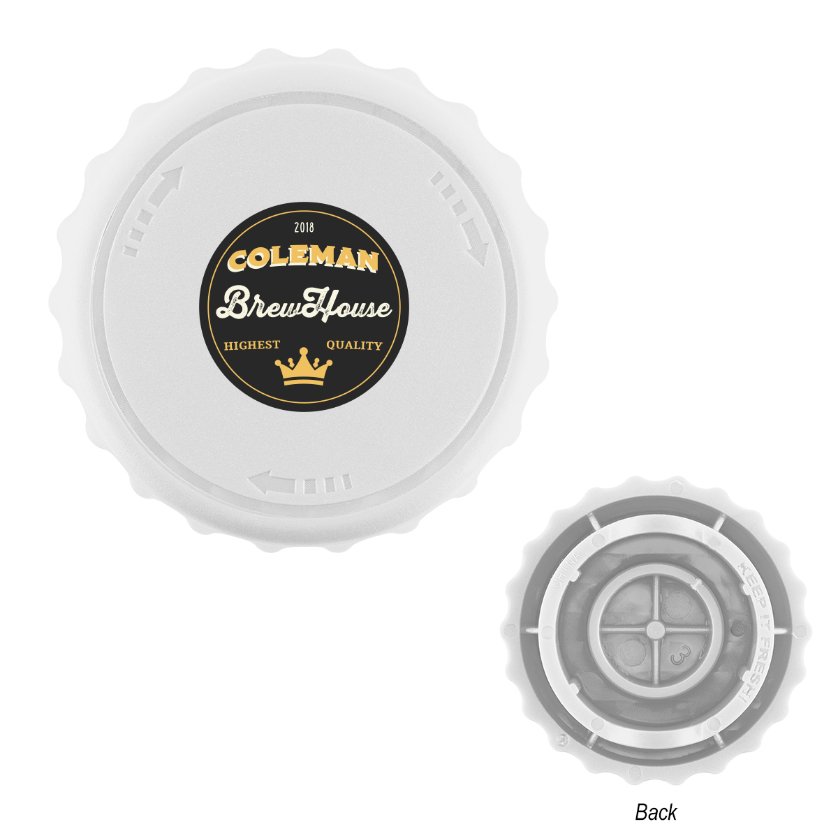 Recycled Twist Bottle Opener & Topper 1