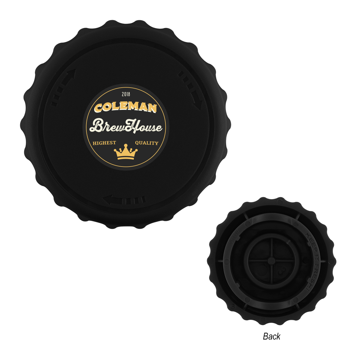 Recycled Twist Bottle Opener & Topper 1