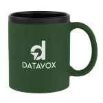 11 Oz. Smooth Rubberized Finish Mug - 8132 GRFBLK Silkscreen 11 Oz. Smooth Rubberized Finish Mug - 8132 GRFBLK Silkscreen