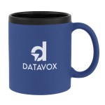 11 Oz. Smooth Rubberized Finish Mug - 8132 ROYBLK Silkscreen 11 Oz. Smooth Rubberized Finish Mug - 8132 ROYBLK Silkscreen