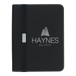 Contemporary Zippered Portfolio - 6794 BLKROY Blank Contemporary Zippered Portfolio - 6794 BLKROY Blank
