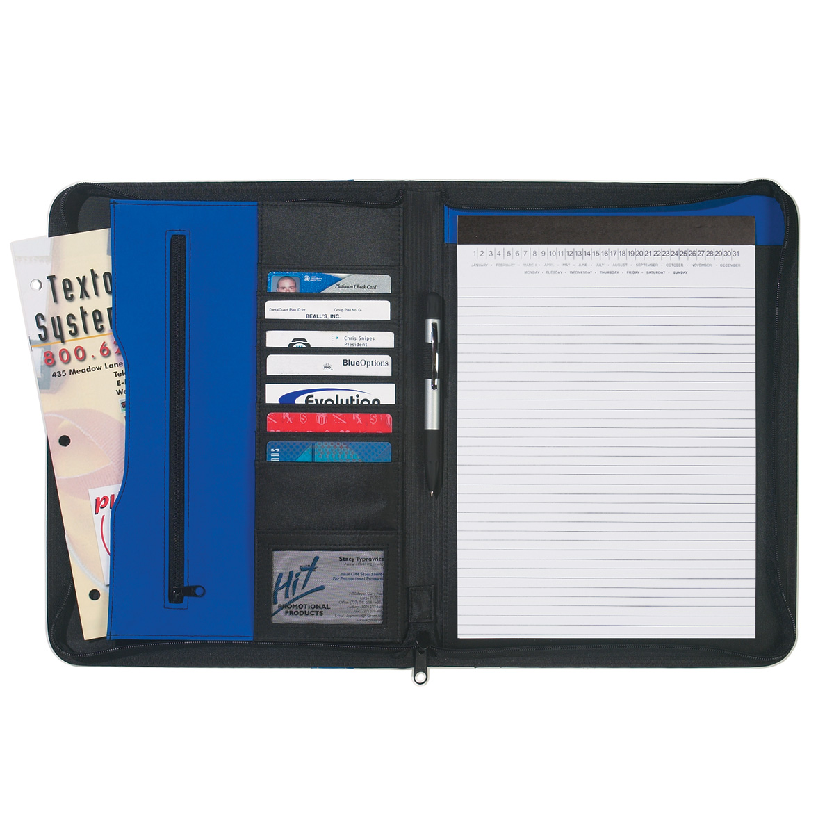 Contemporary Zippered Portfolio 1