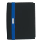 Contemporary Zippered Portfolio - 6794 BLKROY Silkscreen Contemporary Zippered Portfolio - 6794 BLKROY Silkscreen