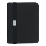 Contemporary Zippered Portfolio - 6794 BLKBLK Optional Laser Contemporary Zippered Portfolio - 6794 BLKBLK Optional Laser