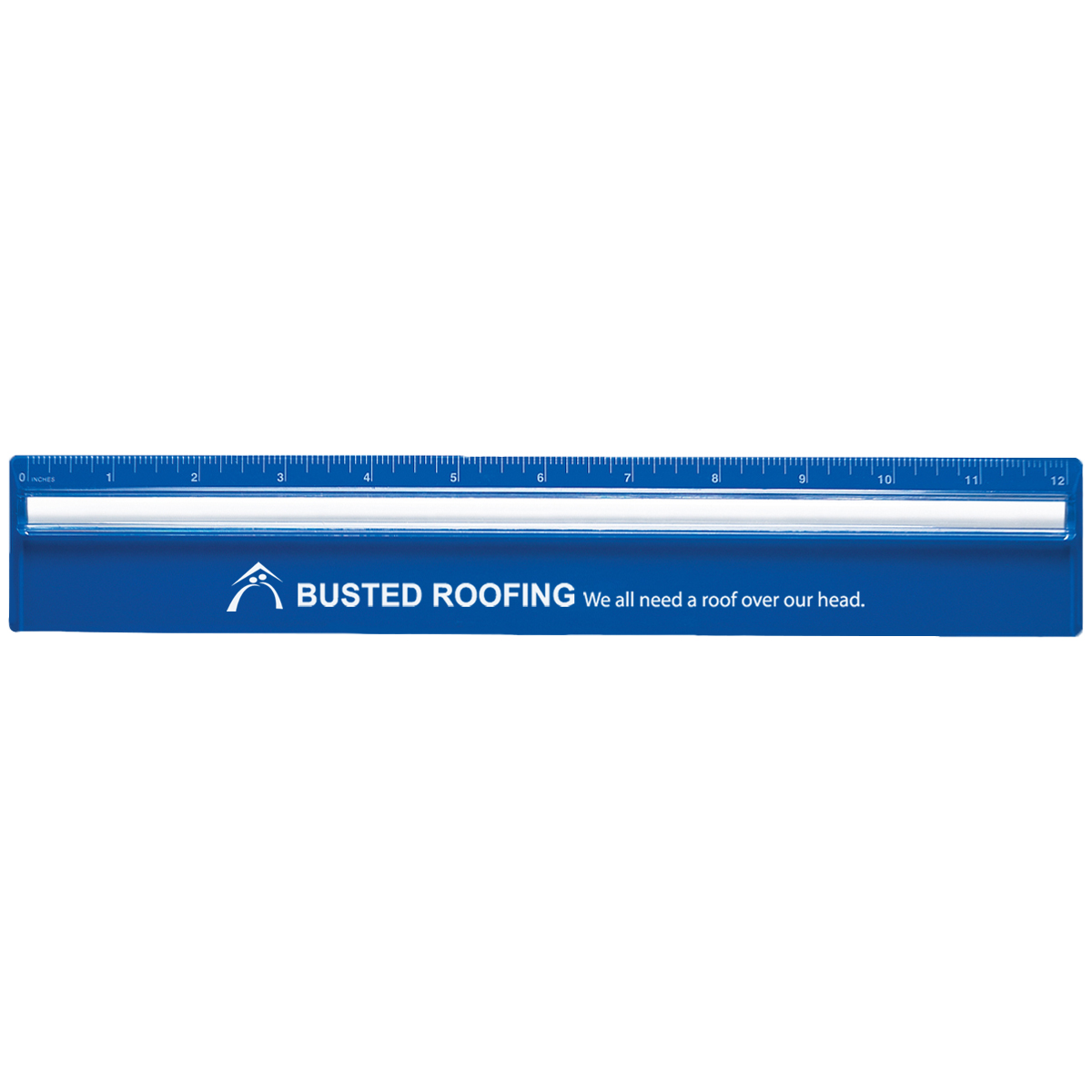 Plastic 12" Ruler With Magnifying Glass 1