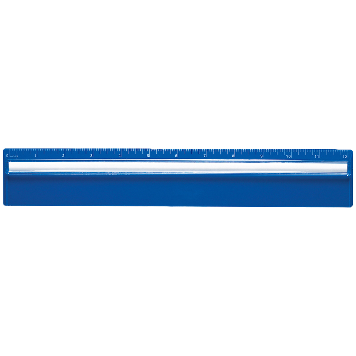 Plastic 12" Ruler With Magnifying Glass 1