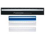 Plastic 12" Ruler With Magnifying Glass 1 Plastic 12" Ruler With Magnifying Glass 1