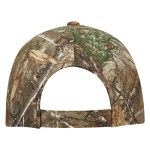 Realtree® And Mossy Oak® Hunter's Retreat Camouflage Cap - 1060 RTEDGE Back Realtree® And Mossy Oak® Hunter's Retreat Camouflage Cap - 1060 RTEDGE Back