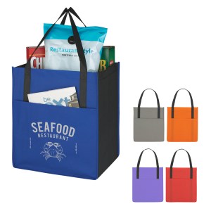 Non-woven Shopper%27s Pocket Tote Bag 1 Non-woven Shopper%27s Pocket Tote Bag 1