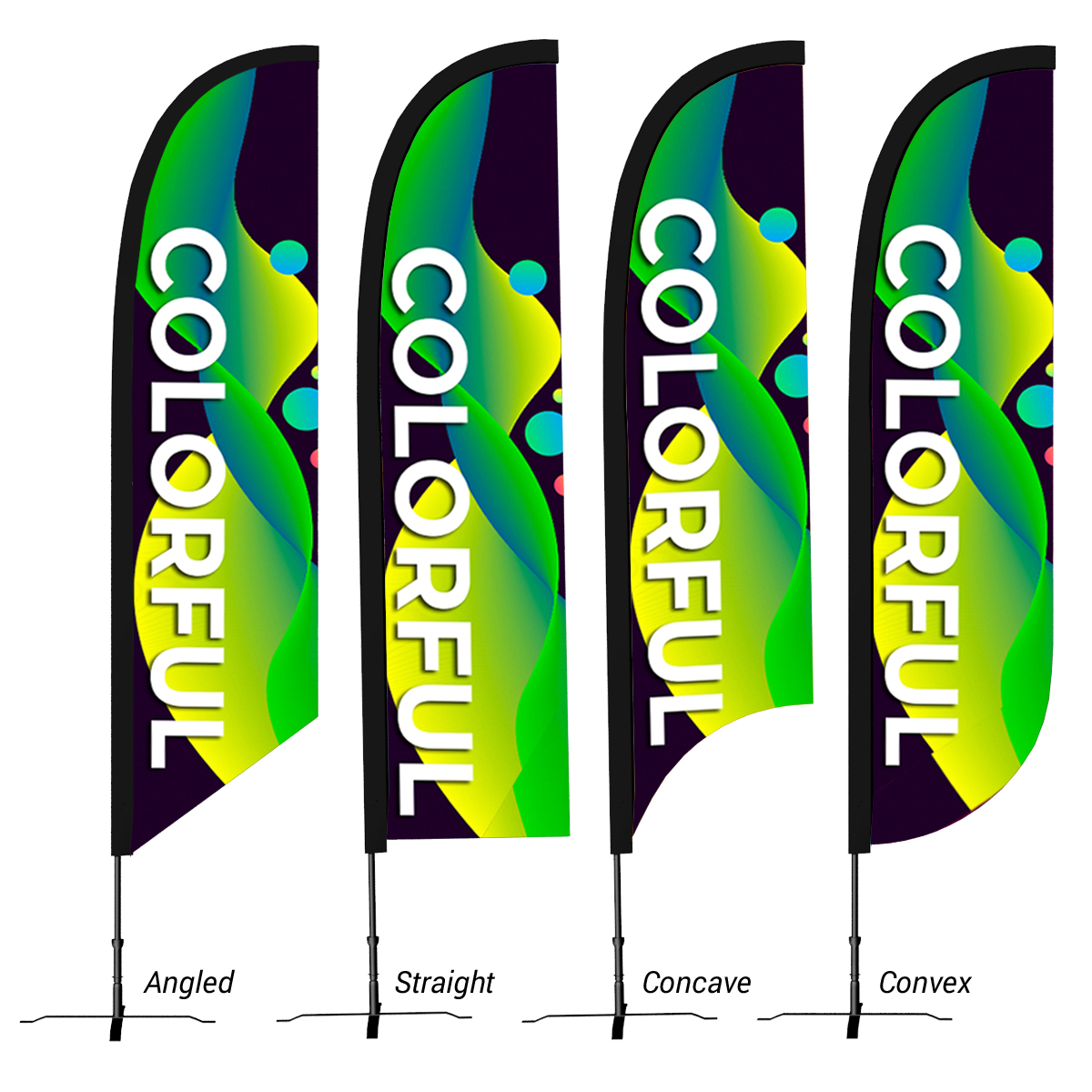 Large 15%27 Custom Feather Flag 1