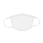 2-ply Polyester Face Mask With Nose Wire - 99118 WHT 2-ply Polyester Face Mask With Nose Wire - 99118 WHT