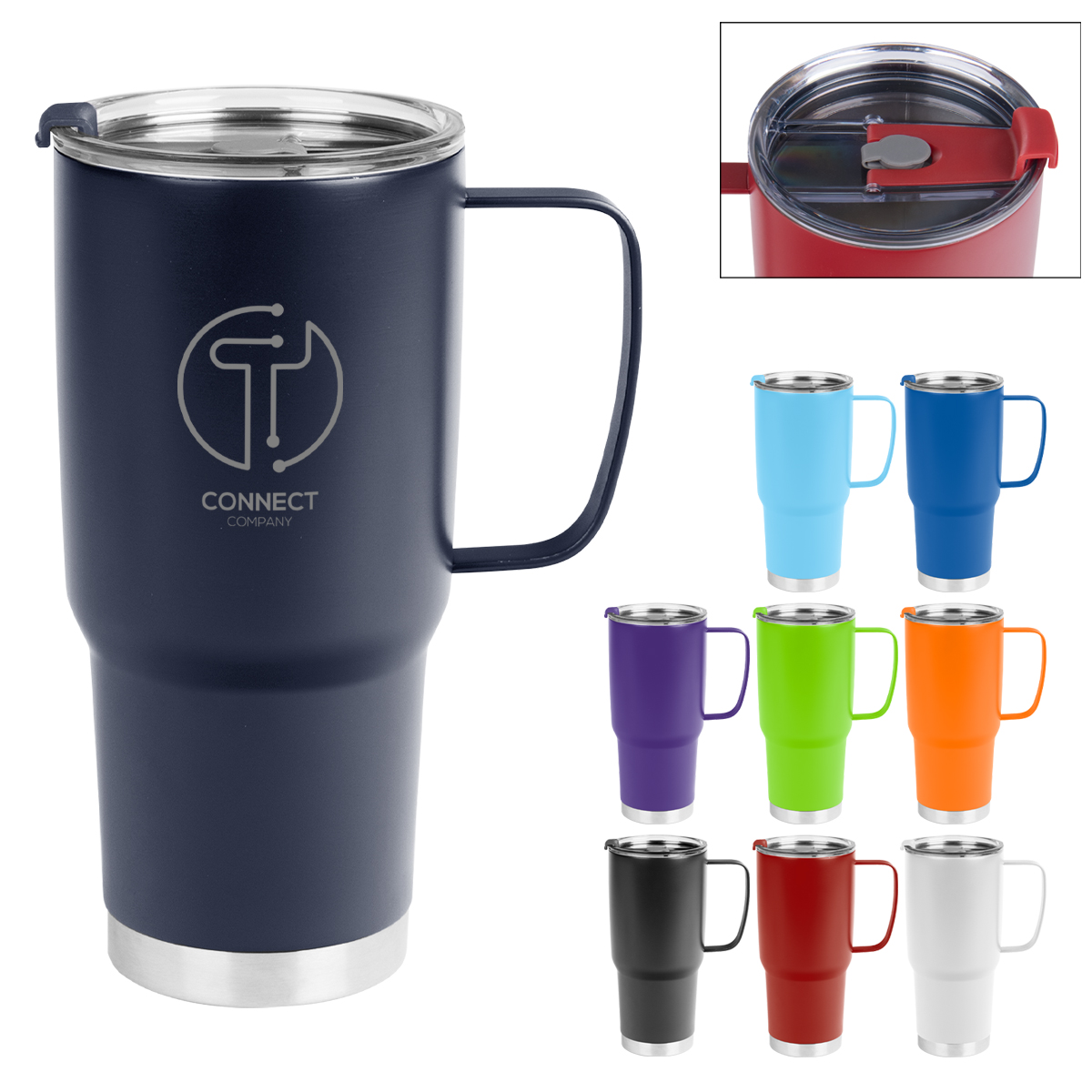 30 Oz. Lisbon Stainless Steel Tumbler 1