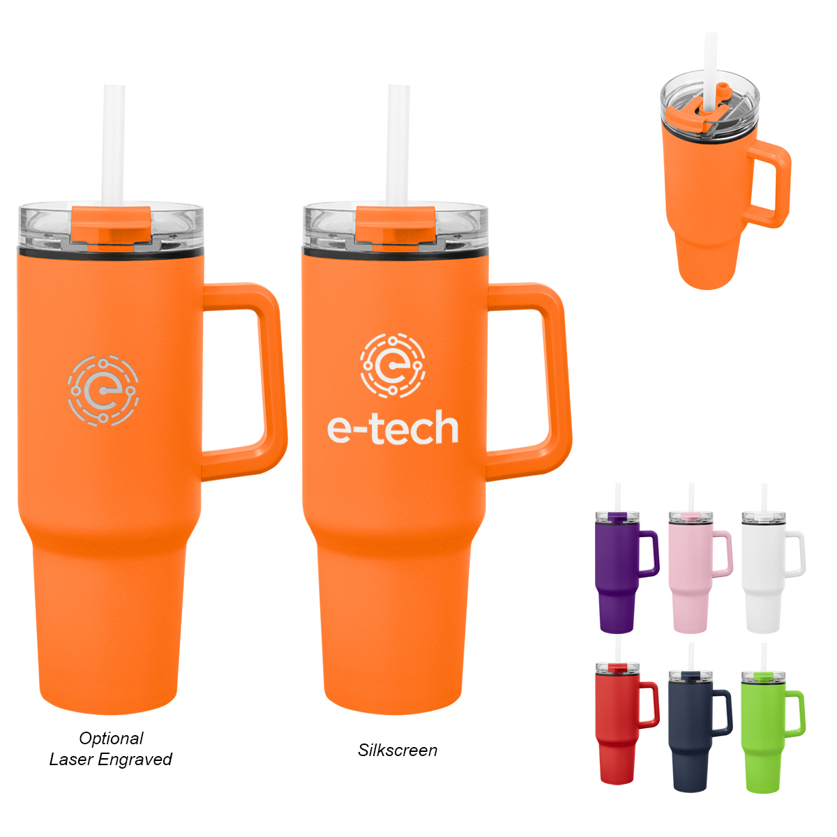 40 Oz. Quest Recycled Stainless Steel Tumbler 1