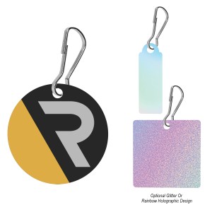 Acrylic Zipper Pull - Custom Shape 3" 1 Acrylic Zipper Pull - Custom Shape 3" 1
