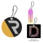 Acrylic Zipper Pull - Custom Shape 3" - 75213 WHT 4CP Acrylic Zipper Pull - Custom Shape 3" - 75213 WHT 4CP