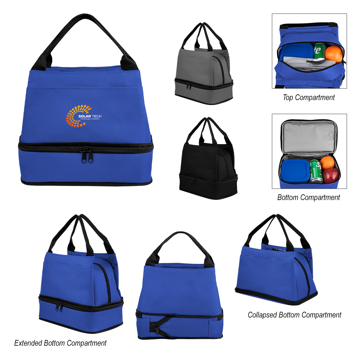 Denson Rpet Expandable Dual Compartment Cooler Bag 1