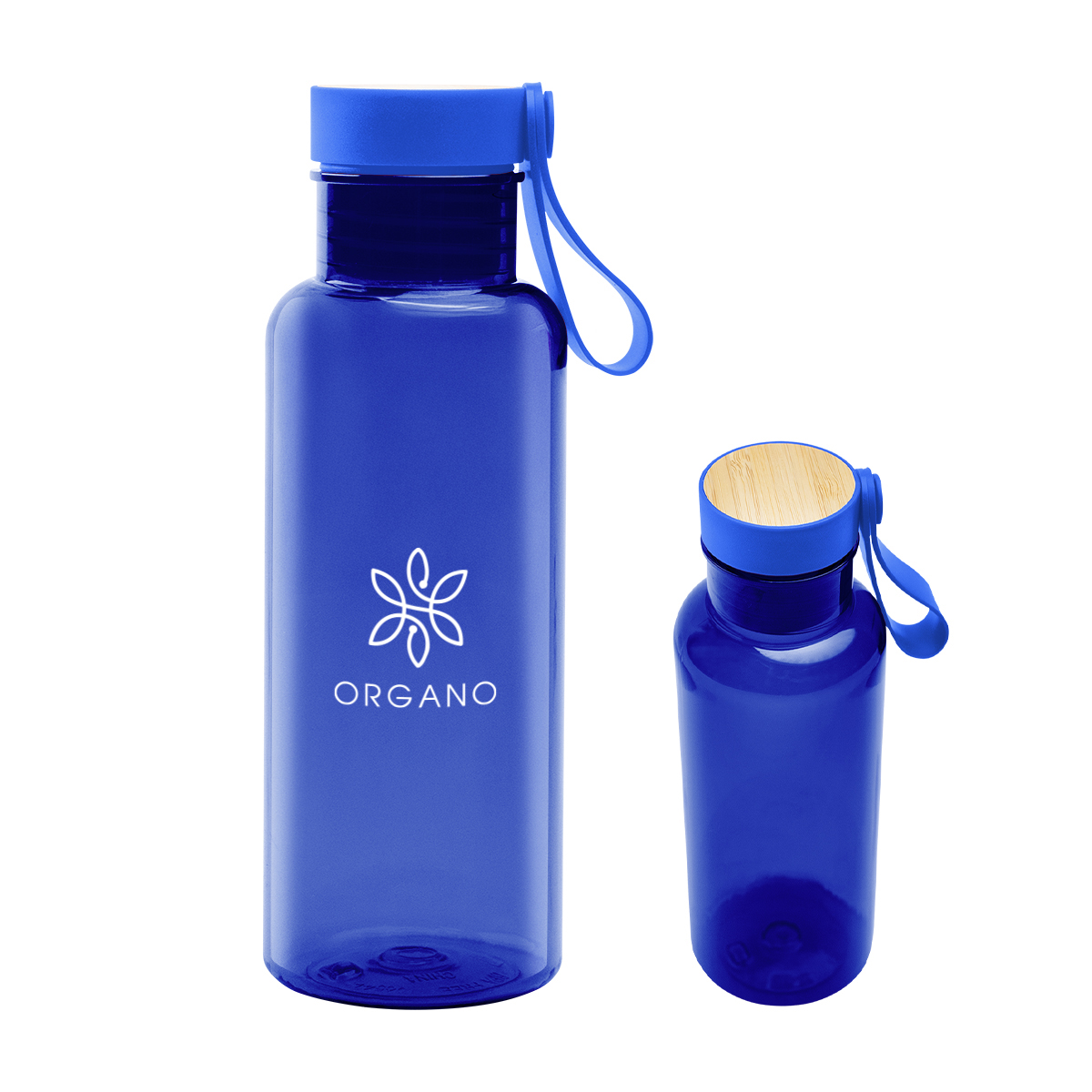 20 Oz. Case Rpet Bottle With Bamboo Accent Lid And Silicone Easy Carry Handle 1