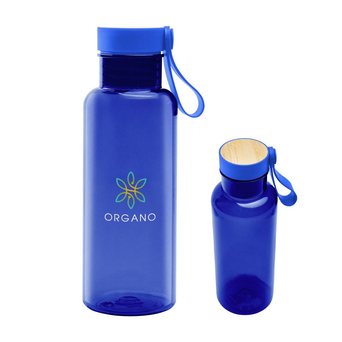 20 Oz. Case Rpet Bottle With Bamboo Accent Lid And Silicone Easy Carry Handle 1