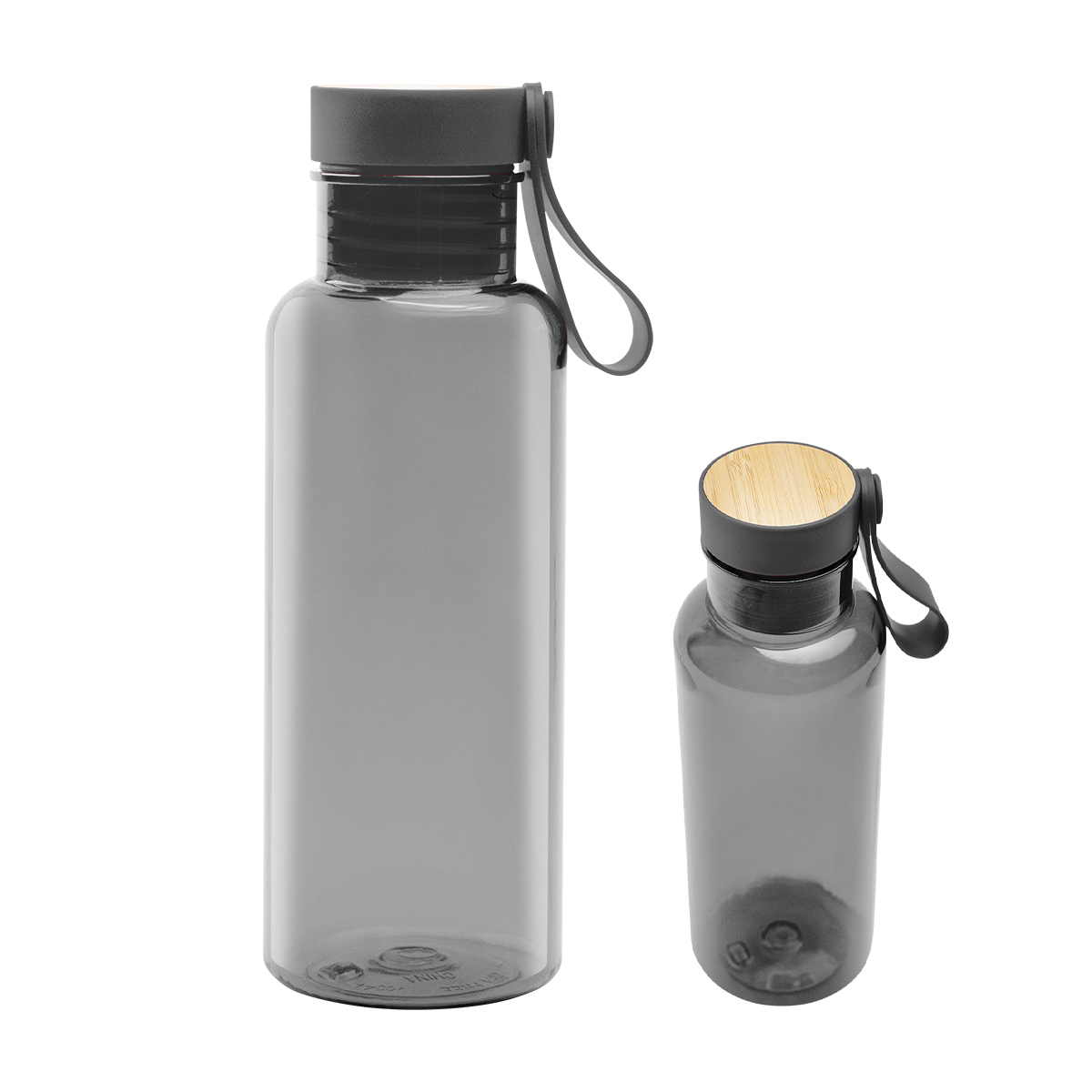 20 Oz. Case Rpet Bottle With Bamboo Accent Lid And Silicone Easy Carry Handle 1