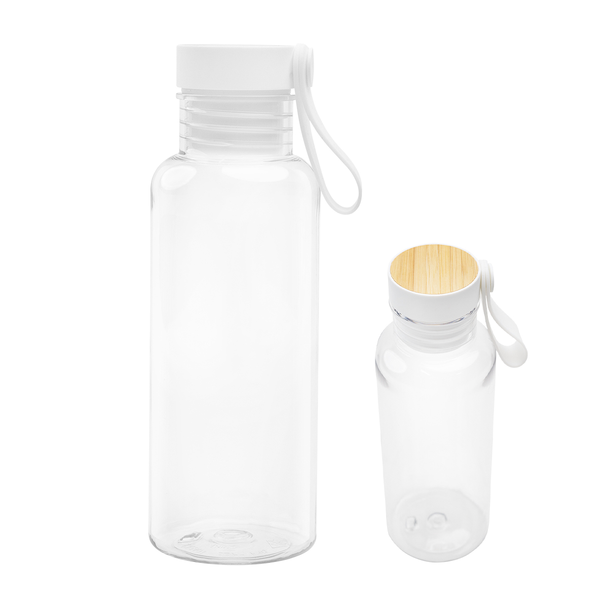 20 Oz. Case Rpet Bottle With Bamboo Accent Lid And Silicone Easy Carry Handle 1