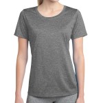 Sport-tek® Ladies' Heather Contender™ Scoop Neck Tee - LST360 vintagehthr Sport-tek® Ladies' Heather Contender™ Scoop Neck Tee - LST360 vintagehthr