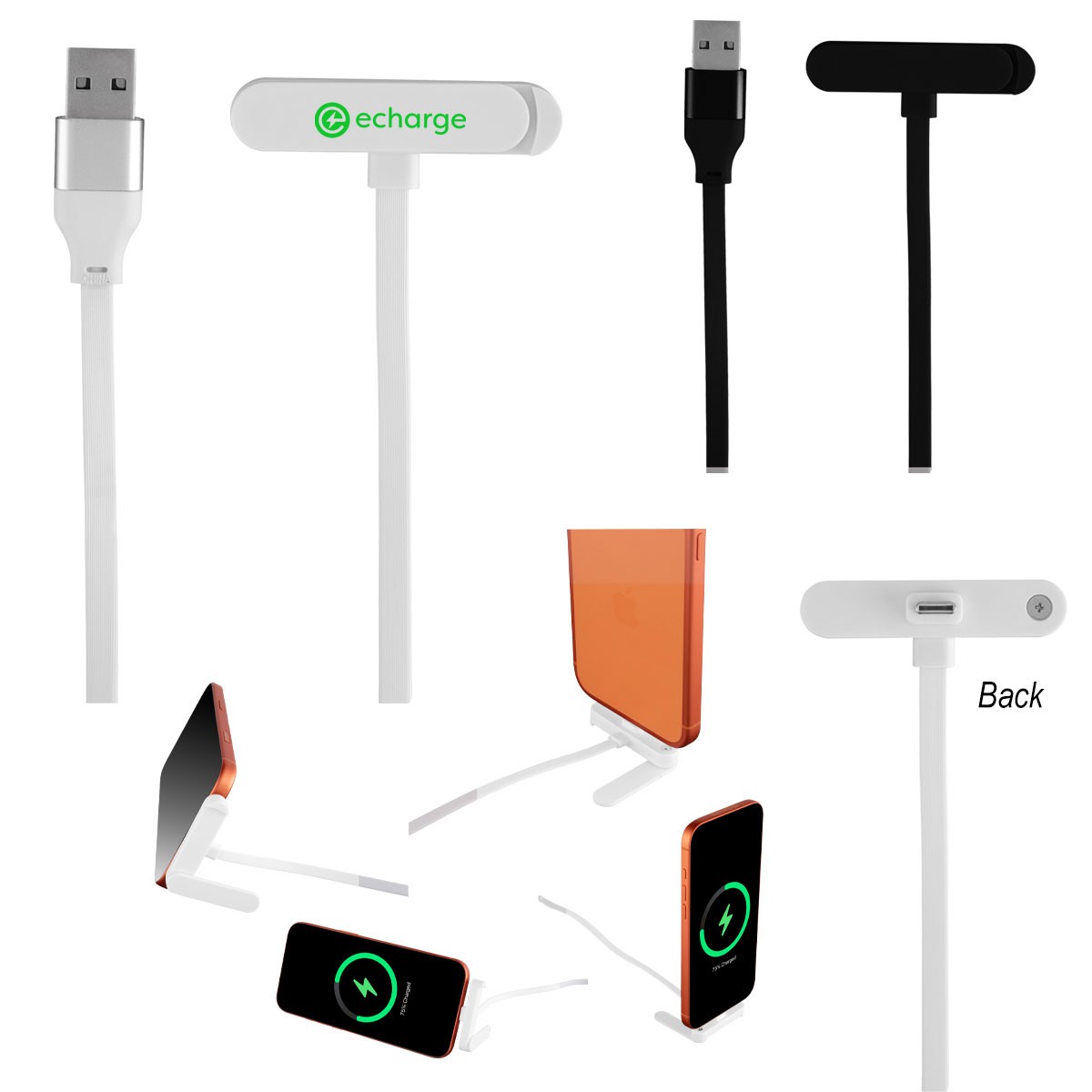 65w Quick Charge Rabs Invisible Stand Charging Cable 1
