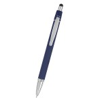 Bella Recycled Aluminum Pen With Stylus - 12071 NAV Front Bella Recycled Aluminum Pen With Stylus - 12071 NAV Front
