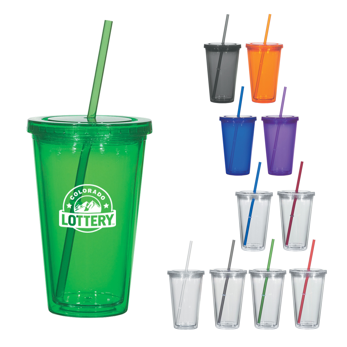 16 Oz. Newport Acrylic Tumbler 1