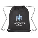 Non-woven Bandura Drawstring Bag - 3361 BLKBLK Colorbrite Non-woven Bandura Drawstring Bag - 3361 BLKBLK Colorbrite