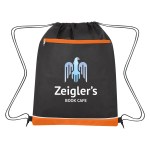 Non-woven Bandura Drawstring Bag - 3361 BLKORN Colorbrite Non-woven Bandura Drawstring Bag - 3361 BLKORN Colorbrite