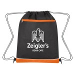 Non-woven Bandura Drawstring Bag - 3361 BLKORN Silkscreen Non-woven Bandura Drawstring Bag - 3361 BLKORN Silkscreen