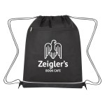 Non-woven Bandura Drawstring Bag - 3361 BLKBLK Silkscreen Non-woven Bandura Drawstring Bag - 3361 BLKBLK Silkscreen