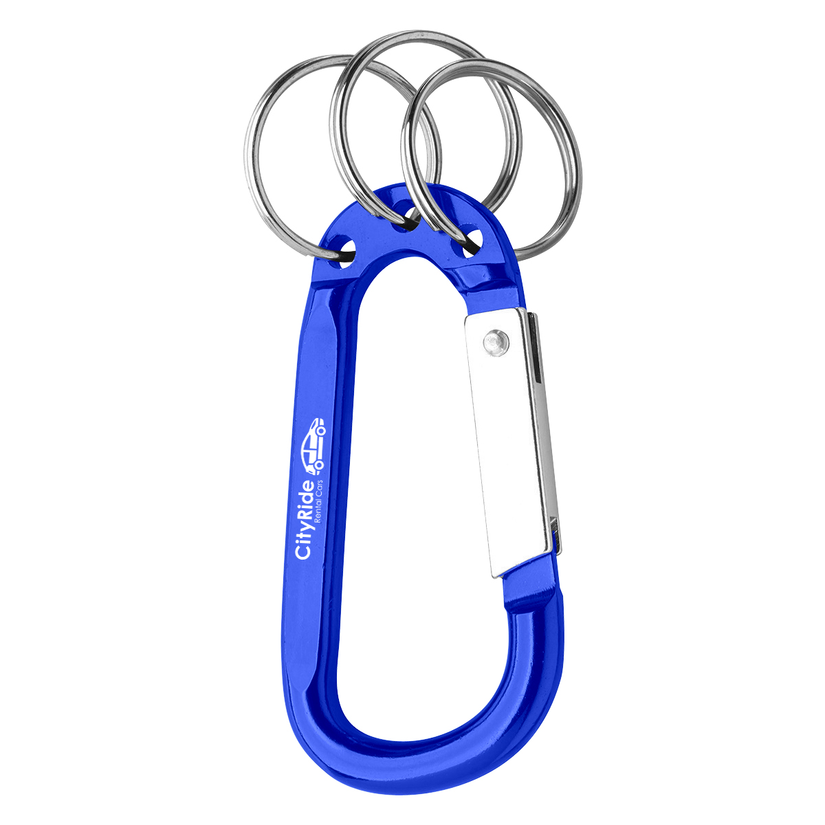 8mm Carabiner With Triple Split Ring 1