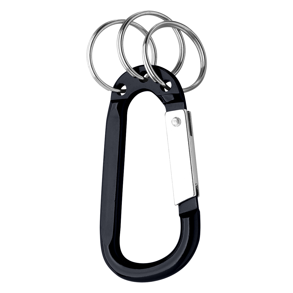 8mm Carabiner With Triple Split Ring 1