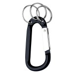 8mm Carabiner With Triple Split Ring 2 8mm Carabiner With Triple Split Ring 2