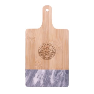 Black Marble & Bamboo Cutting Board 1 Black Marble & Bamboo Cutting Board 1