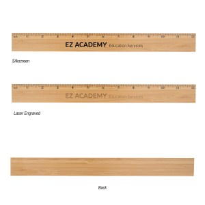 12" Bamboo Ruler 1 12" Bamboo Ruler 1