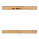 12" Bamboo Ruler - 55241 BAMBOO Silkscreen 12" Bamboo Ruler - 55241 BAMBOO Silkscreen
