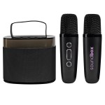 Magic Mic Karaoke Set - 25196 BLKBLK Padprint Magic Mic Karaoke Set - 25196 BLKBLK Padprint