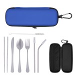 Dine N' Dash Travel Utensil Kit - 95234 BLU Blank Dine N' Dash Travel Utensil Kit - 95234 BLU Blank