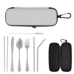 Dine N' Dash Travel Utensil Kit - 95234 GRA Blank Dine N' Dash Travel Utensil Kit - 95234 GRA Blank