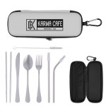Dine N' Dash Travel Utensil Kit - 95234 GRA Silkscreen Dine N' Dash Travel Utensil Kit - 95234 GRA Silkscreen