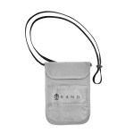 Rfid Data Blocking Neck Wallet - 80019 GRA Silkscreen Rfid Data Blocking Neck Wallet - 80019 GRA Silkscreen