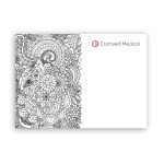 Post-it Custom Printed Coloring Pad - 25 Sheets - 1323 WHT Pad 4CP Post-it Custom Printed Coloring Pad - 25 Sheets - 1323 WHT Pad 4CP